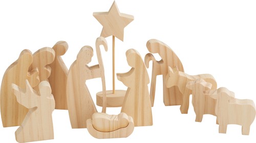Holz krippenfiguren bethlehem - krippenfiguren,