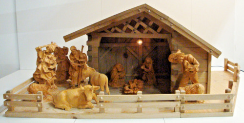 Hochw holz krippe - holz,