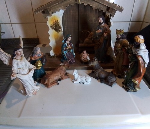 Lumida weihnachtskrippe holz - weihnachtskrippe,
