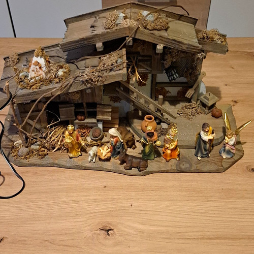 Weihnachtskrippe holz - weihnachtskrippe,