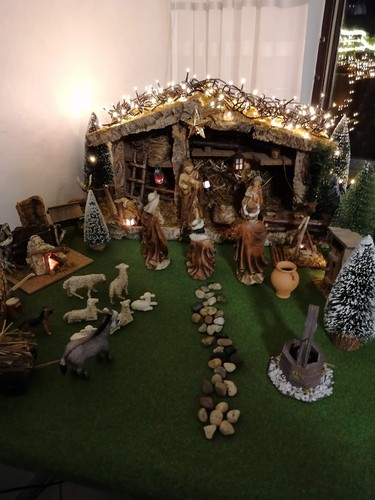 Weihnachtskrippe holz mit - weihnachtskrippe,