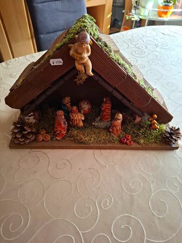 Weihnachtskrippe krippenstall - weihnachtskrippe,