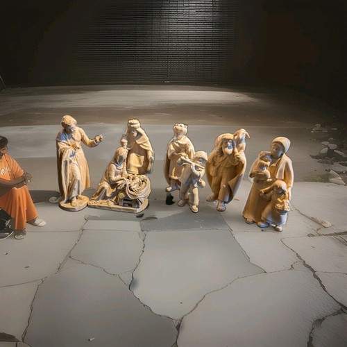 Krippenfiguren holz - , 7