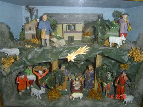 Kastenkrippe 1880 kleine - 1880,,
