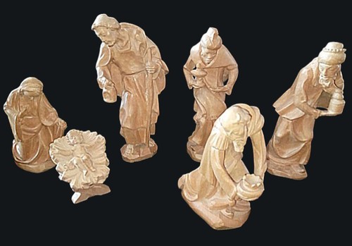 Krippenfiguren aus holz hl - aus,