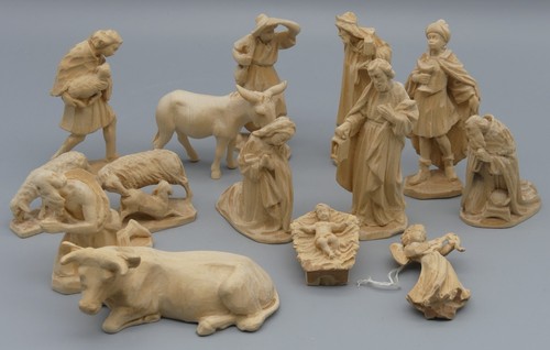 14x krippenfiguren set aus - 14x,