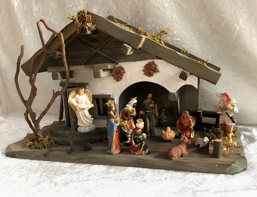 Holz krippe weihnachtskrippen - holz,