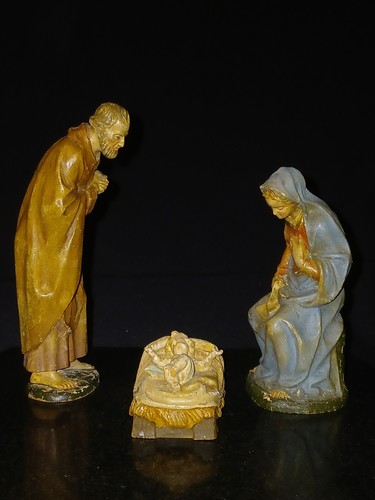 Heilige familie krippenfiguren - familie,
