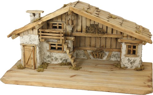 Krippenstall titisee aus - aus, holz