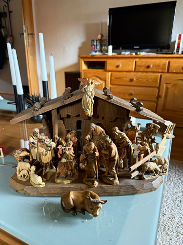 Anri weihnachtskrippe holz - anri,