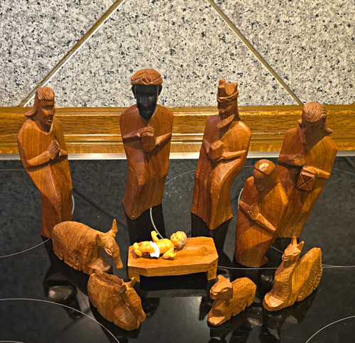 Holz krippenfiguren figurenset - krippenfiguren,