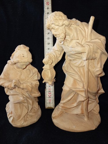 Krippenfiguren holz natur - holz,