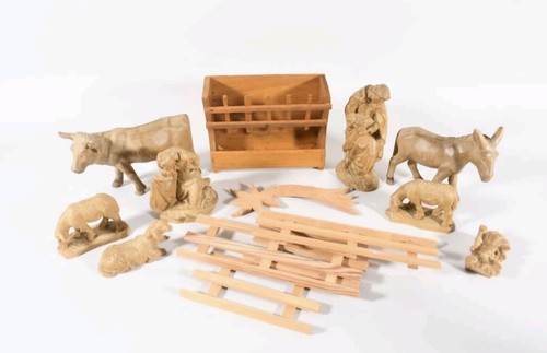 Konvolut holz krippenfiguren - holz,