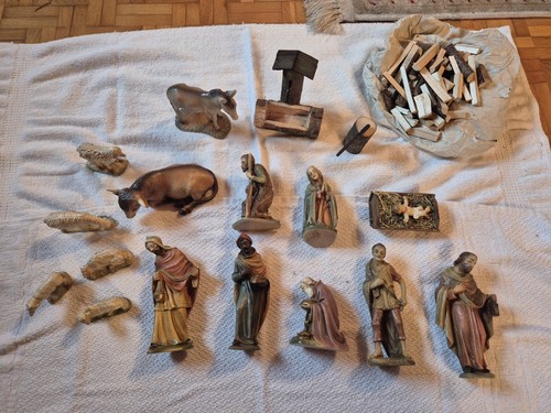 Krippenfiguren set mit - krippenfiguren,