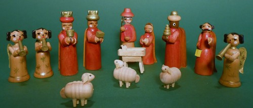 Figuren krippe aus - 13,