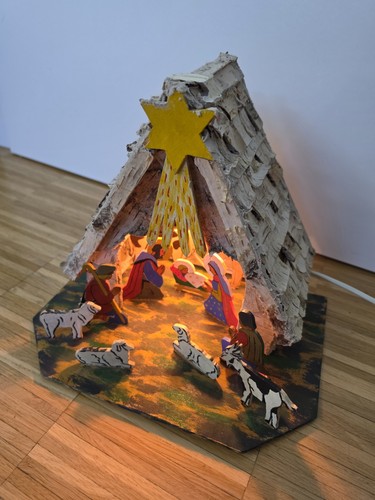 Weihnachtskrippe laubsäge - weihnachtskrippe,