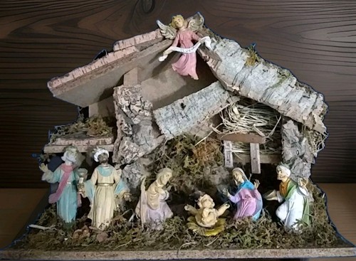 Holz weihnachtskrippe mit - holz,