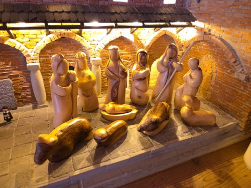 Olivenholz krippenfiguren - olivenholz,