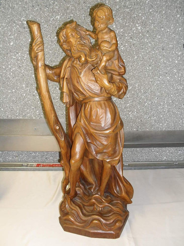Holzfiguren geschnitzt groß - geschnitzt,